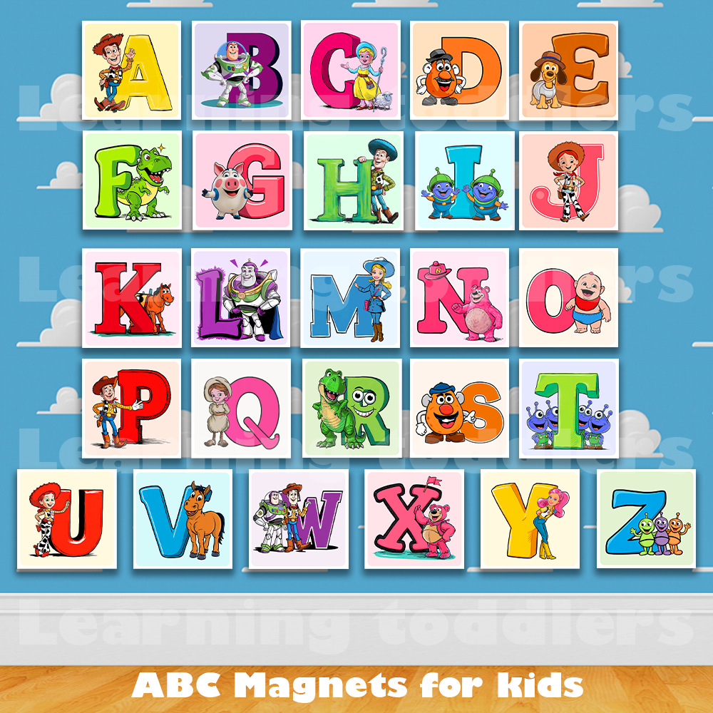 Magnetic ABC Letters for Kids – Alphabet Learning Set