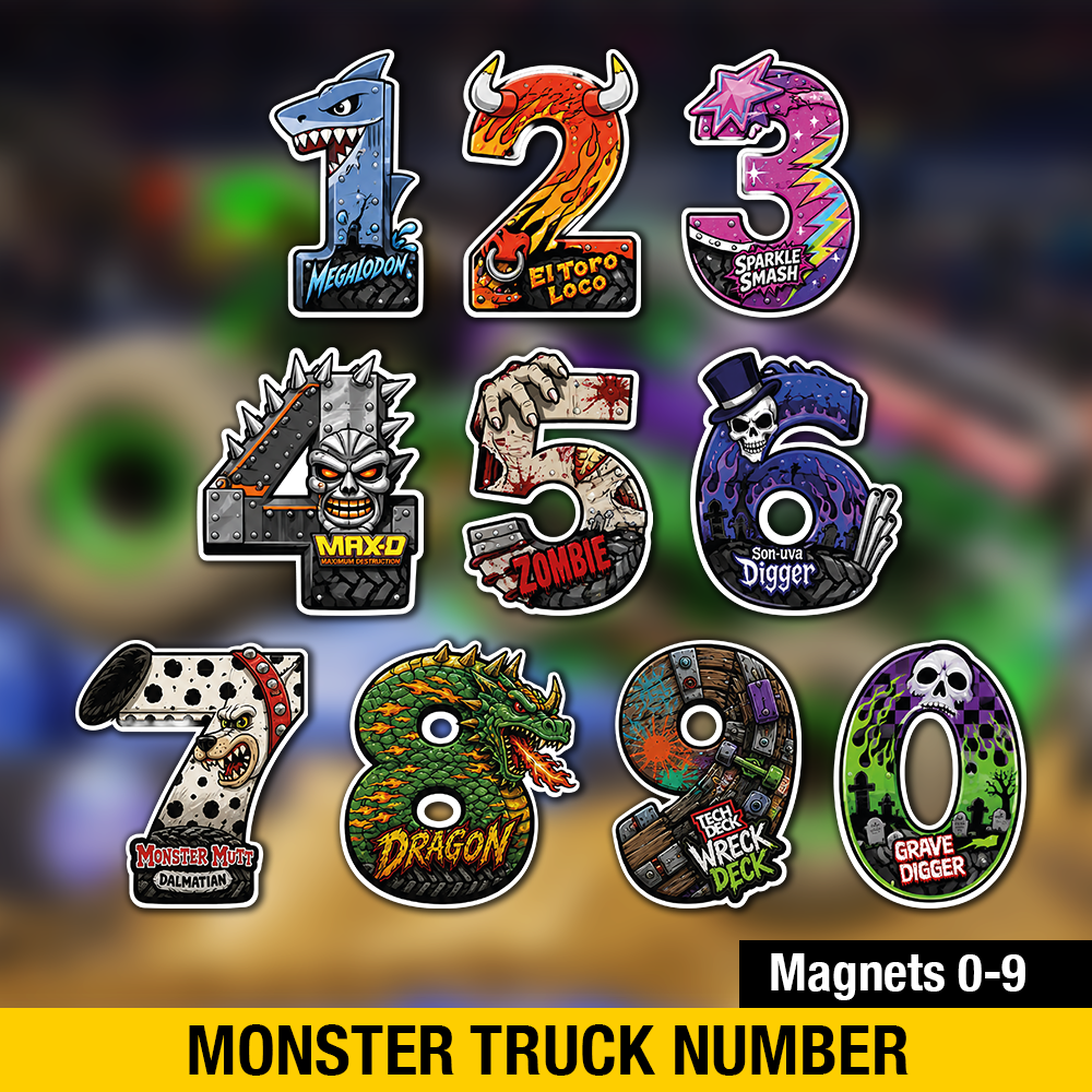 Number Magnets for Kids 0-9
